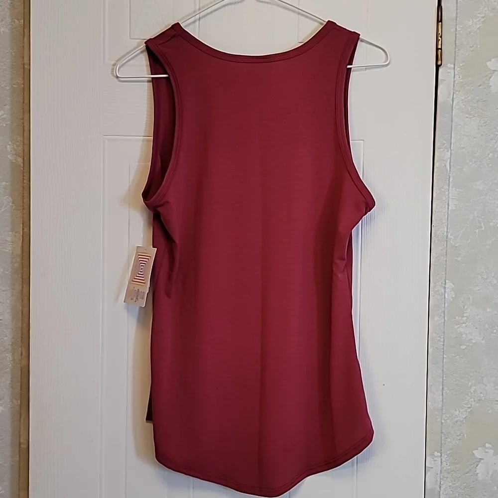 NWT Lularoe Raspberry Colored Tank Top - Medium - Picture 2 of 5
